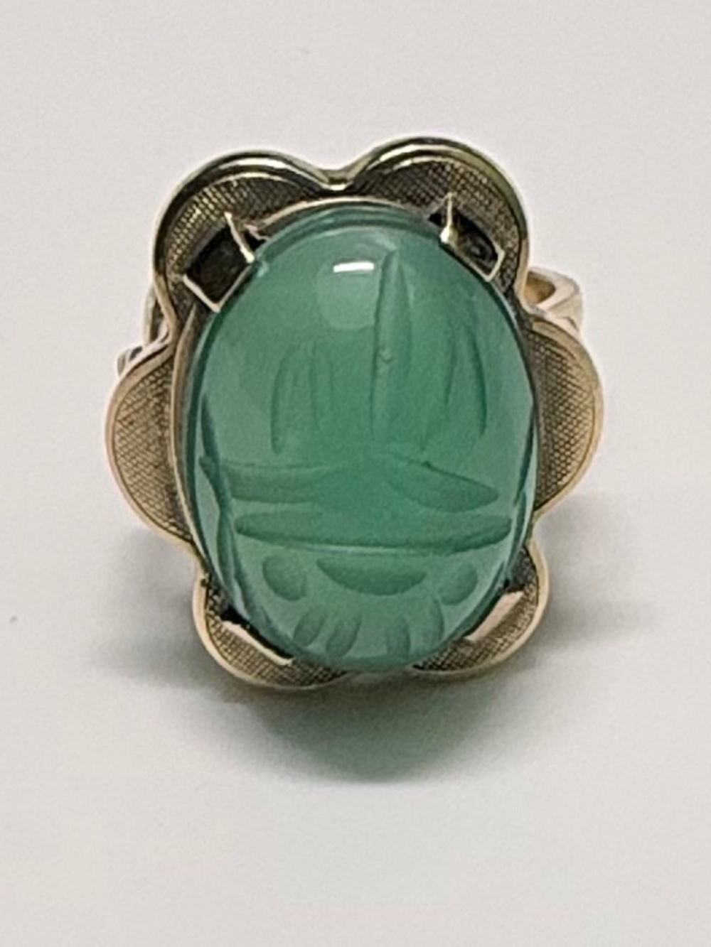 Scarab Gold Filled Ring